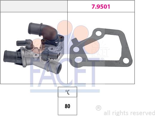 FACET 7.8096 - Termostat, rashladna tekućinu www.molydon.hr