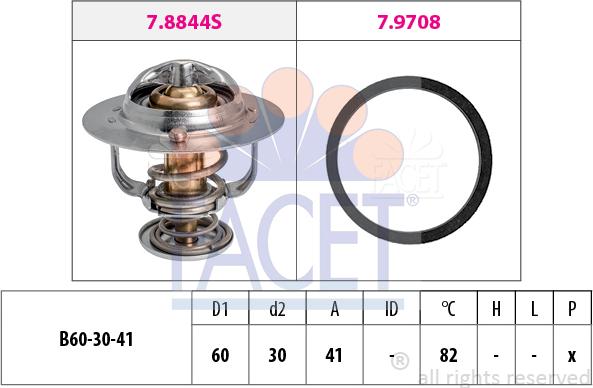 FACET 7.8844 - Termostat, rashladna tekućinu www.molydon.hr