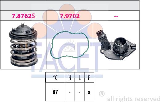 FACET 7.8827K - Termostat, rashladna tekućinu www.molydon.hr