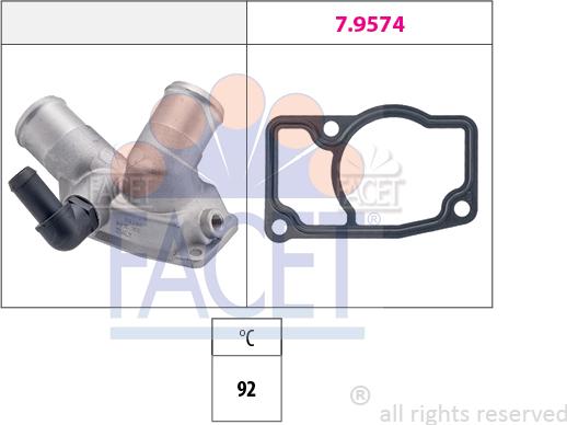 FACET 7.8343S - Termostat, rashladna tekućinu www.molydon.hr