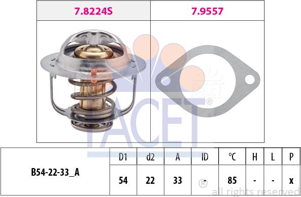 FACET 7.8335 - Termostat, rashladna tekućinu www.molydon.hr