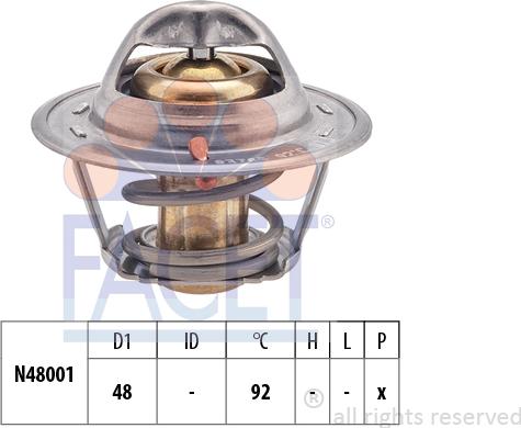 FACET 7.8376S - Termostat, rashladna tekućinu www.molydon.hr