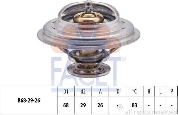 FACET 7.8377S - Termostat, rashladna tekućinu www.molydon.hr