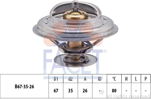 FACET 7.8254S - Termostat, rashladna tekućinu www.molydon.hr