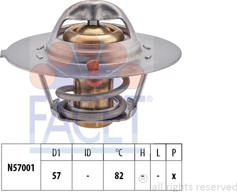 FACET 7.8209S - Termostat, rashladna tekućinu www.molydon.hr