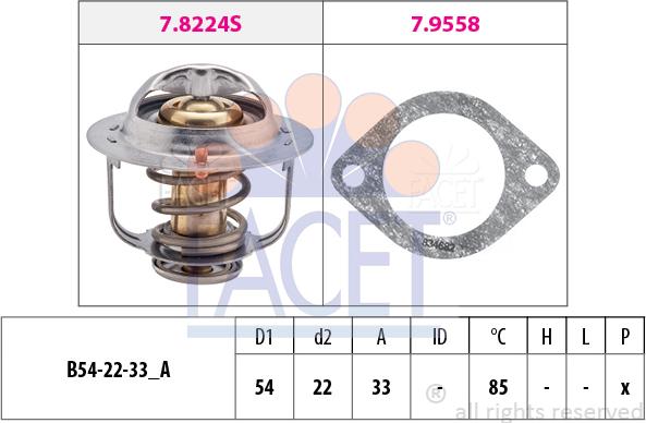 FACET 7.8224 - Termostat, rashladna tekućinu www.molydon.hr