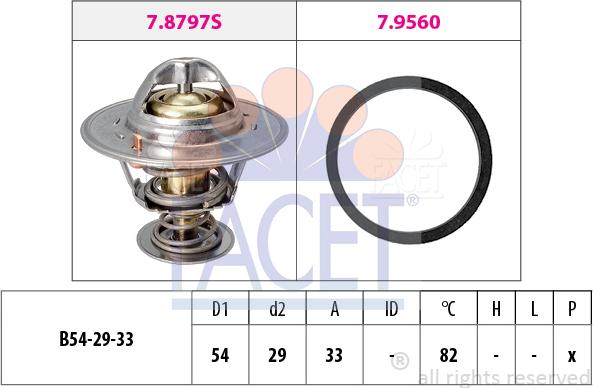 FACET 7.8797 - Termostat, rashladna tekućinu www.molydon.hr