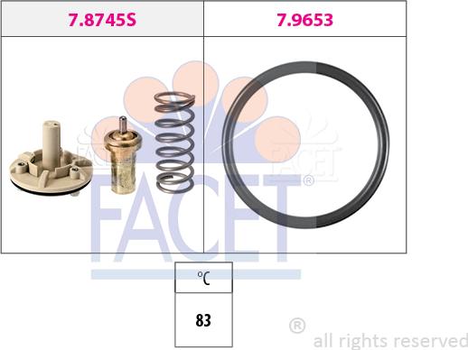 FACET 7.8745 - Termostat, rashladna tekućinu www.molydon.hr