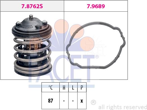 FACET 7.8762 - Termostat, rashladna tekućinu www.molydon.hr