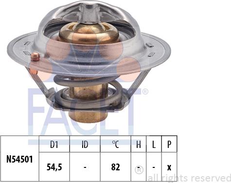 FACET 7.8712S - Termostat, rashladna tekućinu www.molydon.hr