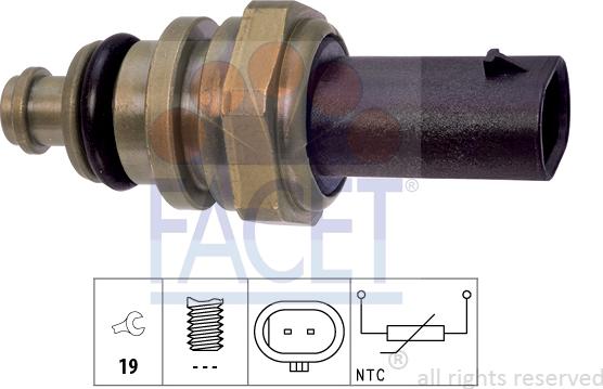 FACET 7.3401 - Senzor, temperatura rashladne tekućinu www.molydon.hr