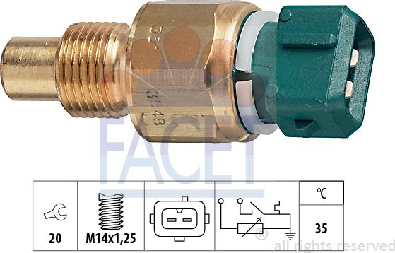 FACET 7.3548 - Senzor, temperatura rashladne tekućinu www.molydon.hr