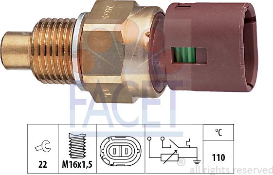 FACET 7.3555 - Senzor, temperatura rashladne tekućinu www.molydon.hr