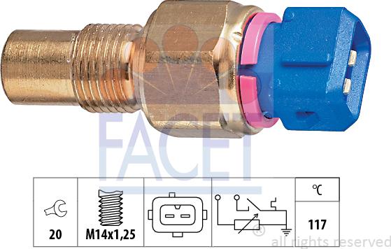 FACET 7.3553 - Senzor, temperatura rashladne tekućinu www.molydon.hr