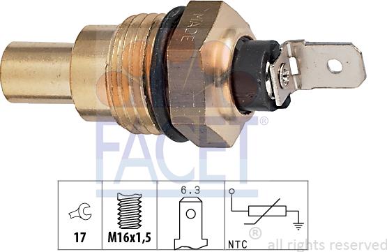 FACET 7.3042 - Senzor, temperatura rashladne tekućinu www.molydon.hr