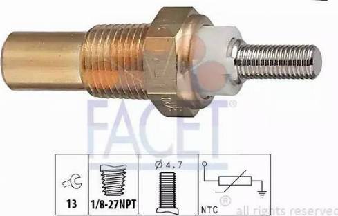 FACET 7.3010 - Senzor, temperatura goriva www.molydon.hr