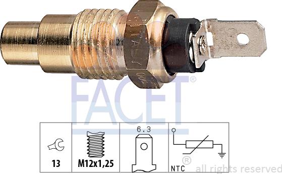 FACET 7.3078 - Senzor, temperatura rashladne tekućinu www.molydon.hr