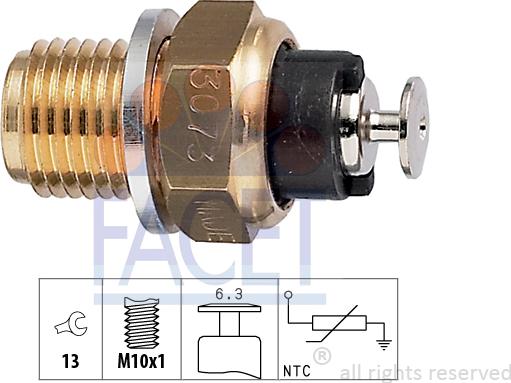 FACET 7.3073 - Senzor, temperatura ulja www.molydon.hr