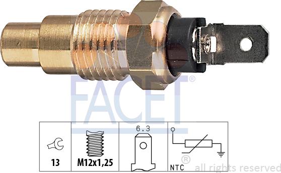 FACET 7.3159 - Senzor, temperatura rashladne tekućinu www.molydon.hr