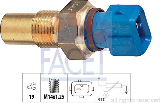 FACET 7.3182 - Senzor, temperatura rashladne tekućinu www.molydon.hr