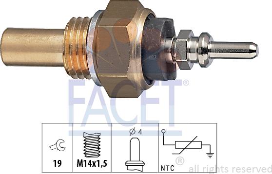 FACET 7.3131 - Senzor, temperatura rashladne tekućinu www.molydon.hr