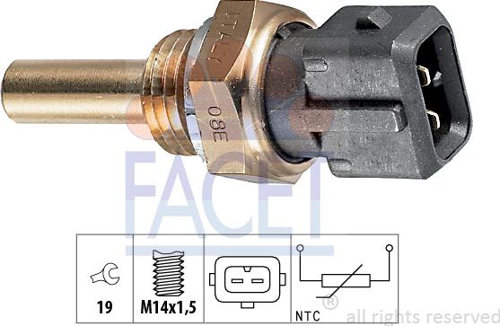 FACET 7.3176 - Senzor, temperatura rashladne tekućinu www.molydon.hr