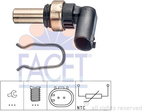 FACET 7.3387 - Senzor, temperatura rashladne tekućinu www.molydon.hr