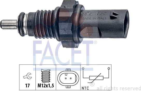 FACET 7.3375 - Senzor, temperatura rashladne tekućinu www.molydon.hr