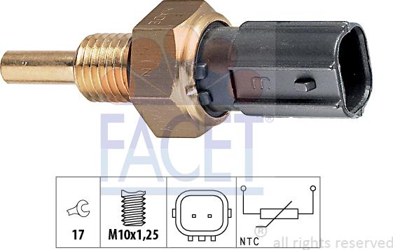 FACET 7.3299 - Senzor, temperatura rashladne tekućinu www.molydon.hr