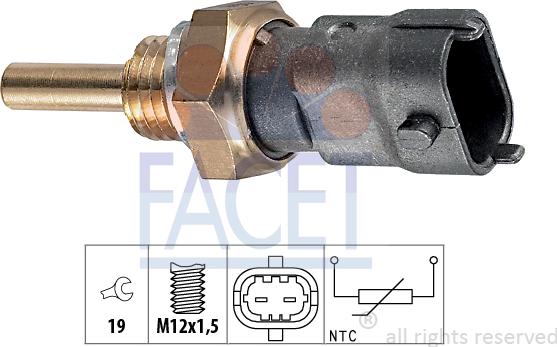 FACET 7.3264 - Senzor, temperatura rashladne tekućinu www.molydon.hr