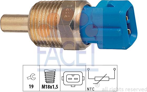 FACET 7.3262 - Senzor, temperatura rashladne tekućinu www.molydon.hr