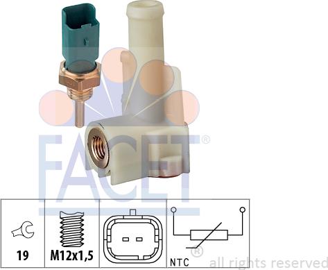 FACET 7.3233K - Senzor, temperatura rashladne tekućinu www.molydon.hr