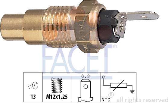 FACET 7.3223 - Senzor, temperatura rashladne tekućinu www.molydon.hr