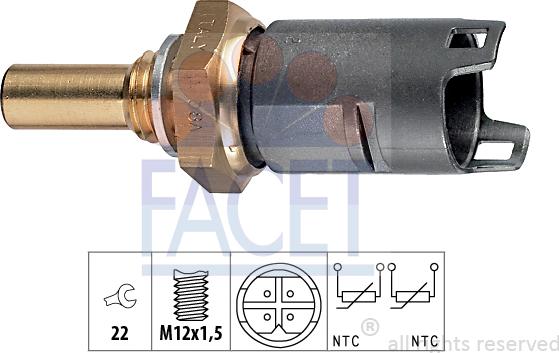 FACET 7.3274 - Senzor, temperatura rashladne tekućinu www.molydon.hr