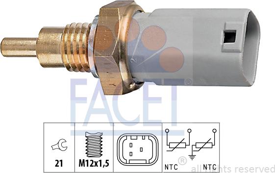 FACET 7.3277 - Senzor, temperatura rashladne tekućinu www.molydon.hr