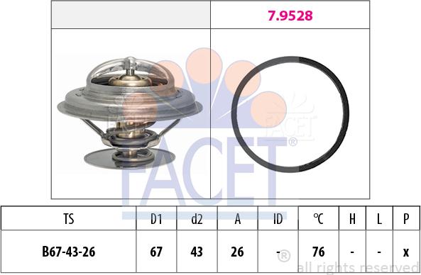 FACET 7.7996 - Termostat, rashladna tekućinu www.molydon.hr