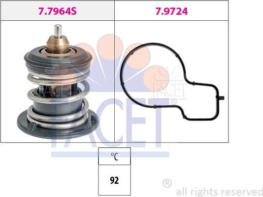 FACET 7.7964 - Termostat, rashladna tekućinu www.molydon.hr