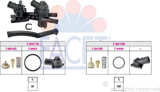 FACET 7.7961KK - Termostat, rashladna tekućinu www.molydon.hr