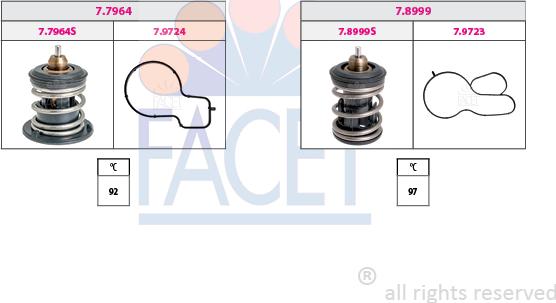 FACET 7.7963KK - Termostat, rashladna tekućinu www.molydon.hr