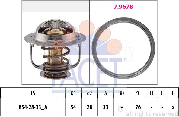 FACET 7.7934 - Termostat, rashladna tekućinu www.molydon.hr