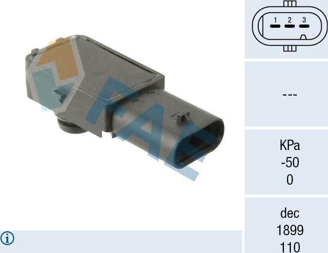 FAE 15273 - Senzor pritiska, pojačivač sile kočenja www.molydon.hr