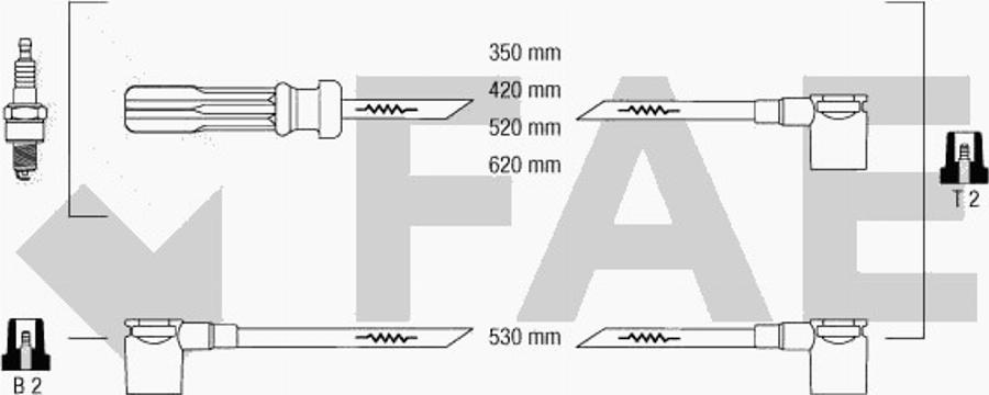 FAE 85430 - Set kablova za paljenje www.molydon.hr