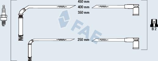 FAE 85126 - Set kablova za paljenje www.molydon.hr