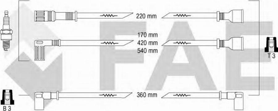 FAE 85300 - Set kablova za paljenje www.molydon.hr