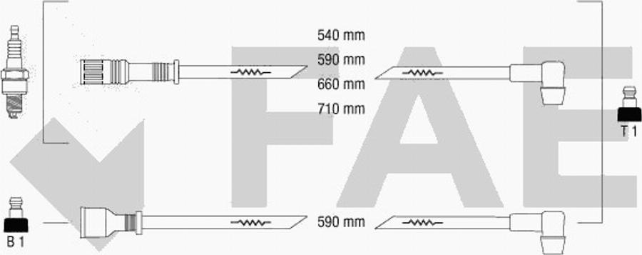 FAE 85700 - Set kablova za paljenje www.molydon.hr