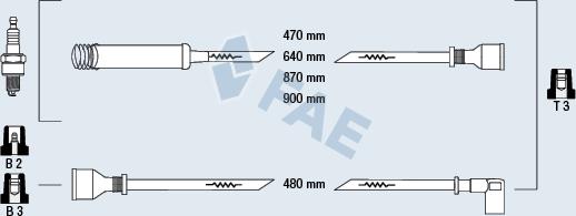 FAE 83550 - Set kablova za paljenje www.molydon.hr