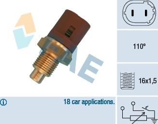 FAE 34450 - Senzor, temperatura rashladne tekućinu www.molydon.hr