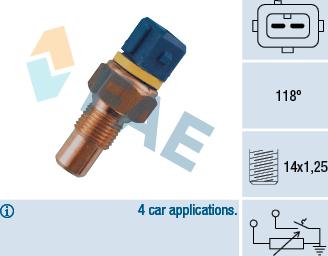 FAE 34050 - Senzor, temperatura rashladne tekućinu www.molydon.hr