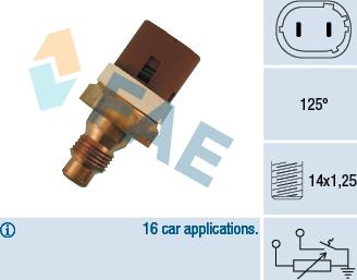 FAE 34070 - Senzor, temperatura rashladne tekućinu www.molydon.hr