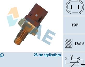 FAE 34390 - Senzor, temperatura rashladne tekućinu www.molydon.hr